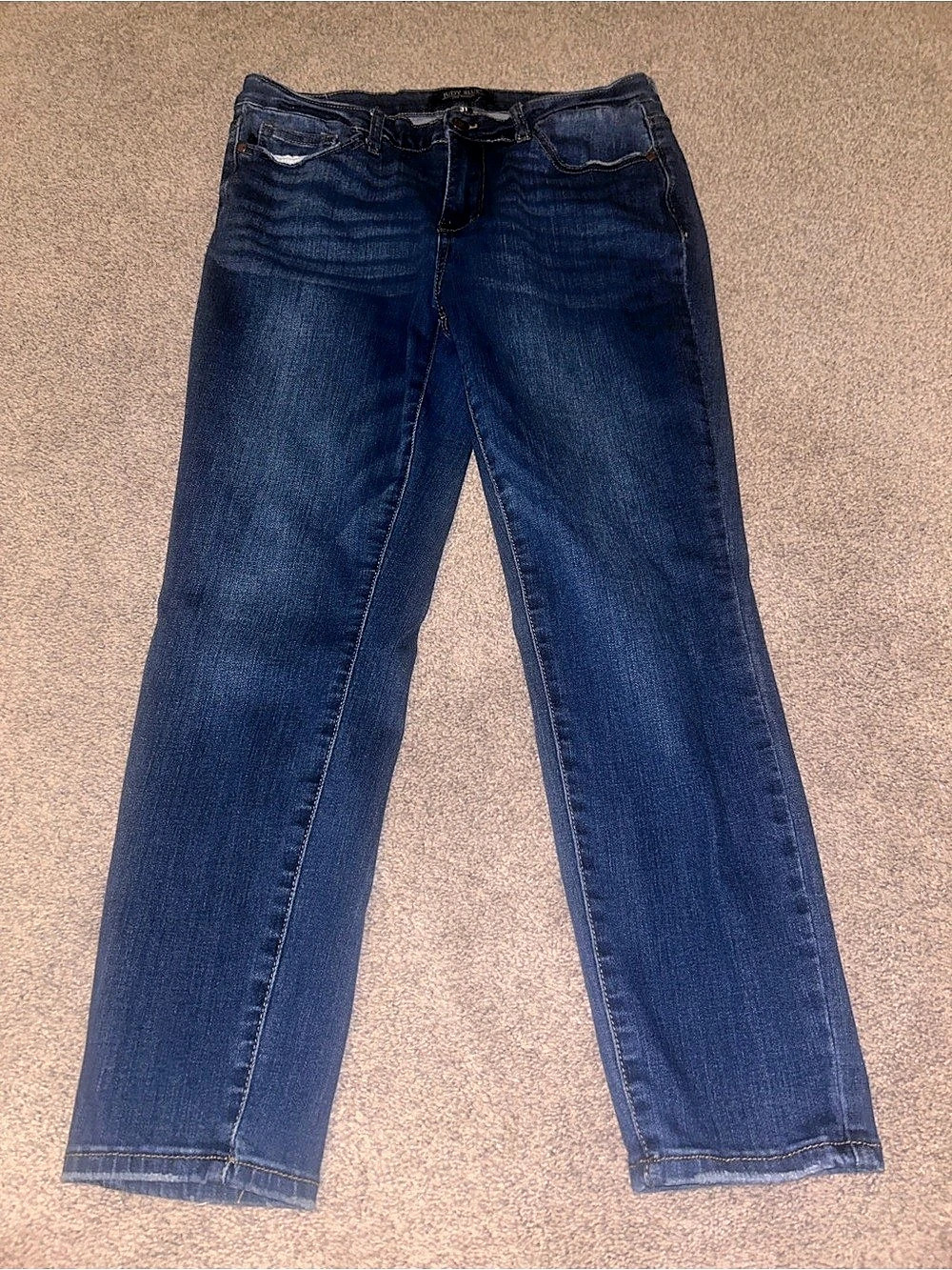 Judy Blue Relaxed Fit Straight Leg Jeans Waist 31 Blue
